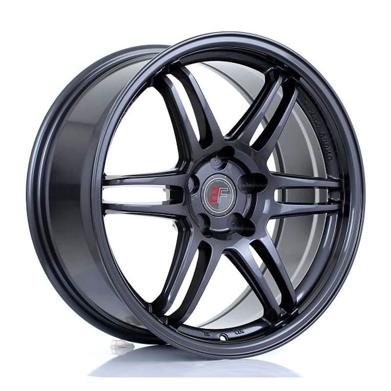 2FORGE ZF5 18x8" - Gloss gunmetal - M3 (passar �ven Performance)