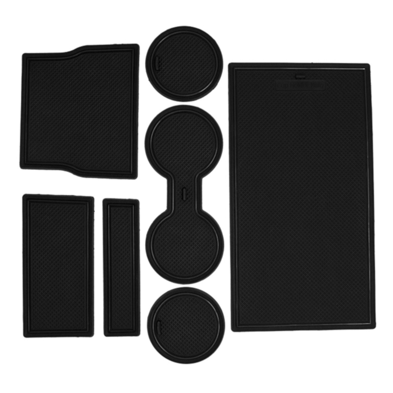 Gummimattor till mittkonsoll Model 3