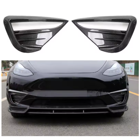 Dimljus-trim Large Tesla Model Y - Kolfiberm�nster