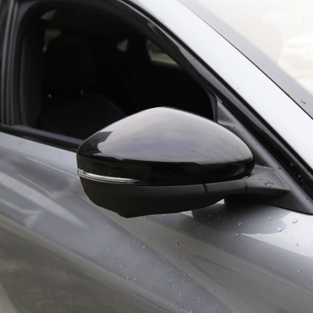 Backspegelk�por - Blank svart - Mach-E