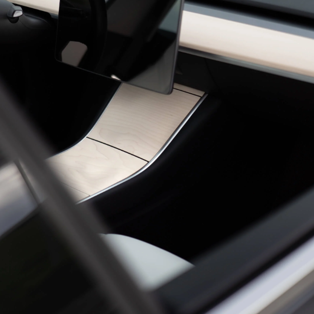 Hills - Centerkonsol i tr� (Maple) - Tesla Model 3