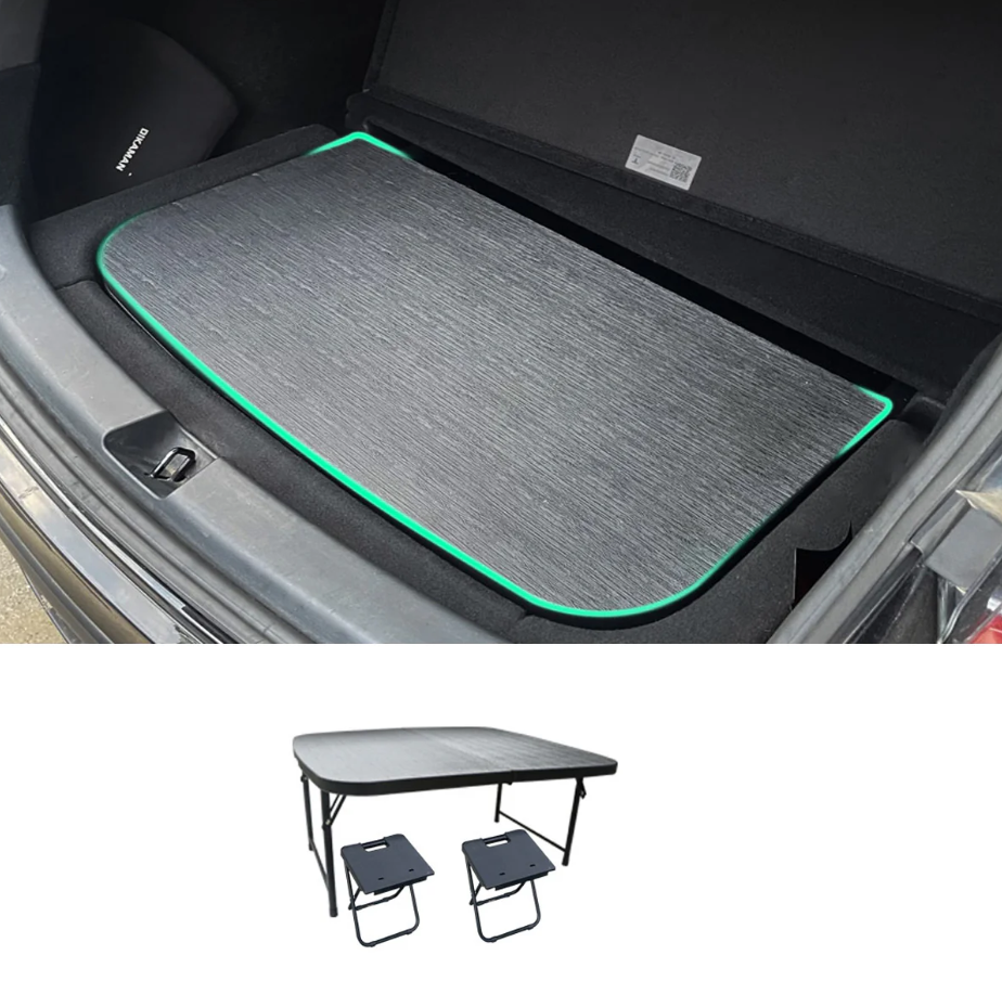 Campingbord vikbart + 2st pallar - Model Y