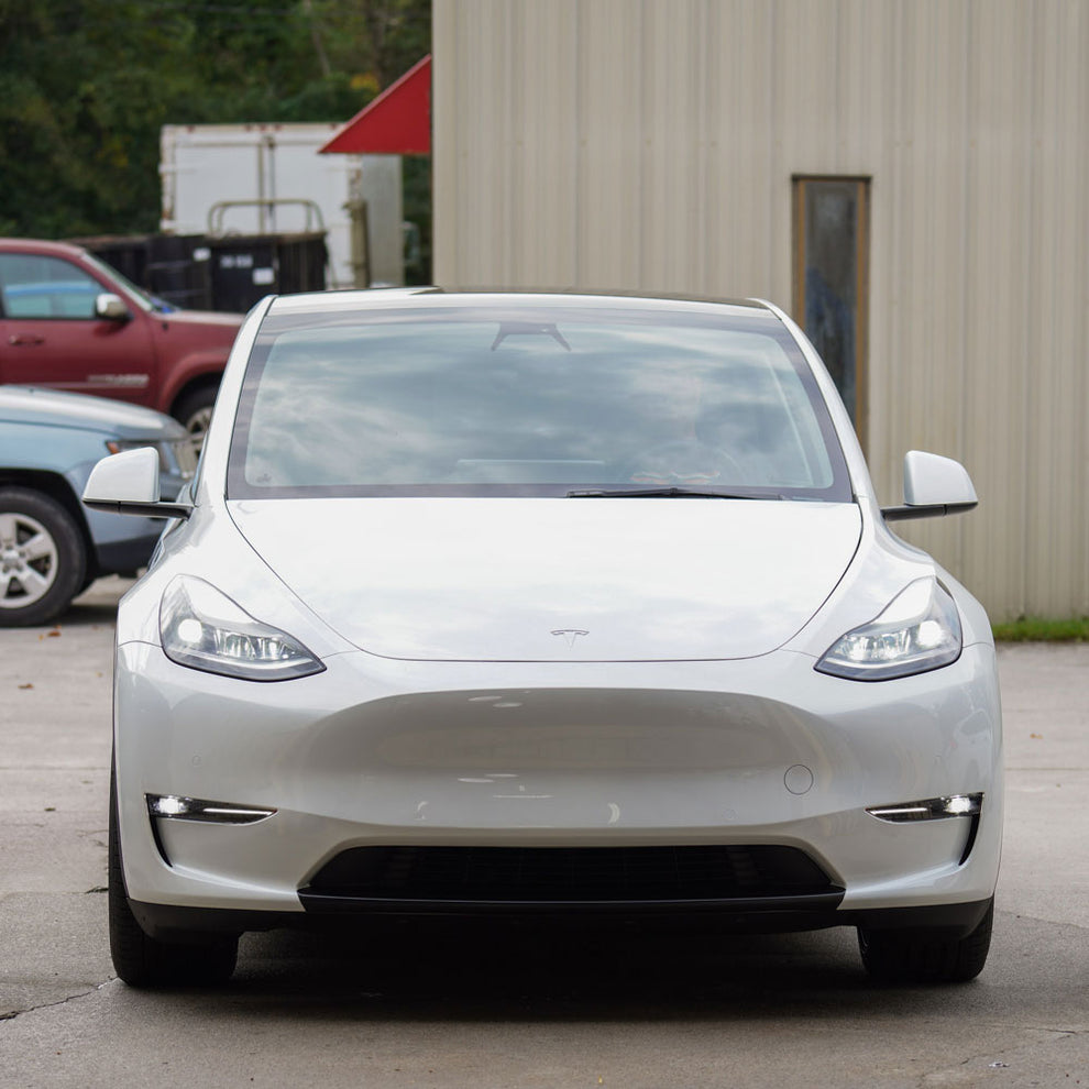 Tesbros - Front lip black out Model Y