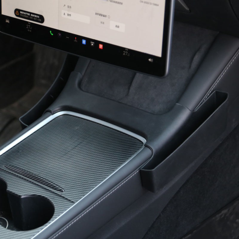 F�rvaringsfack mittkonsol - Model 3/Y